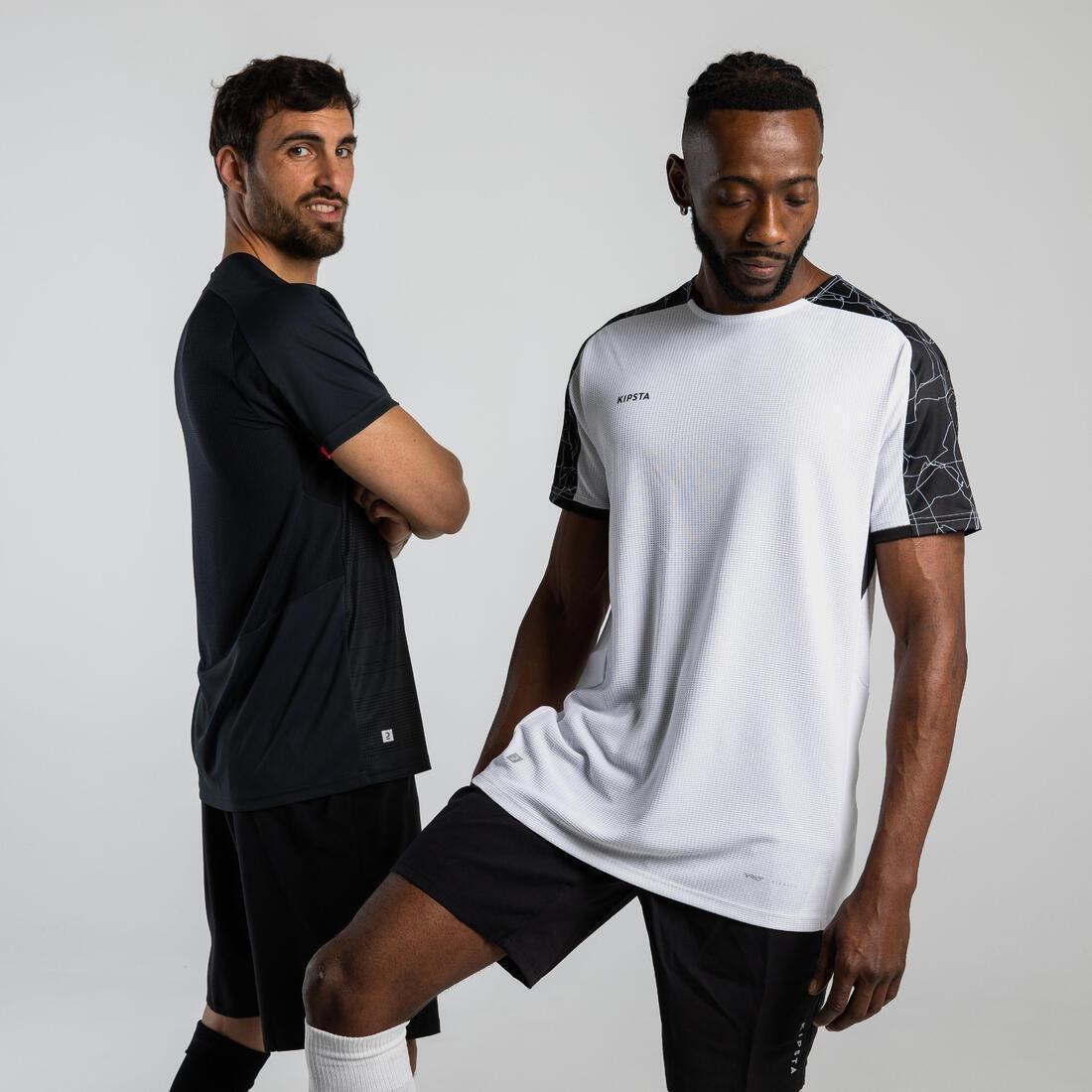 Short-Sleeved Football Shirt Viralto Solo Letters, Black, , large image number 2