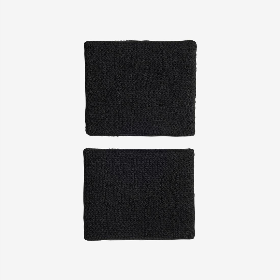 Tennis Wristbands, Black, No Color, large image number 1