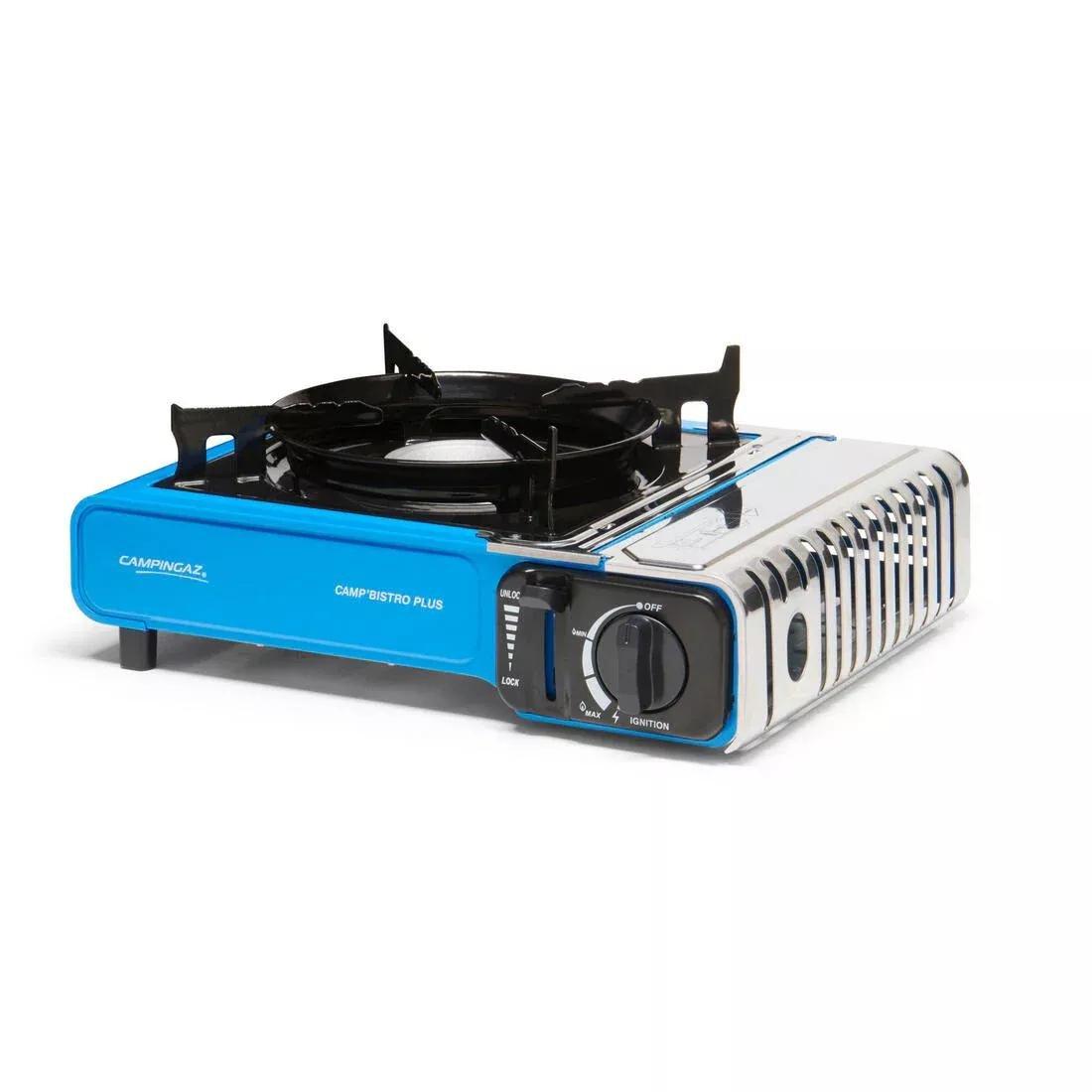 Camp 1-Burner Gas Stove Bistro Plus, Blue, No Color, large image number 0