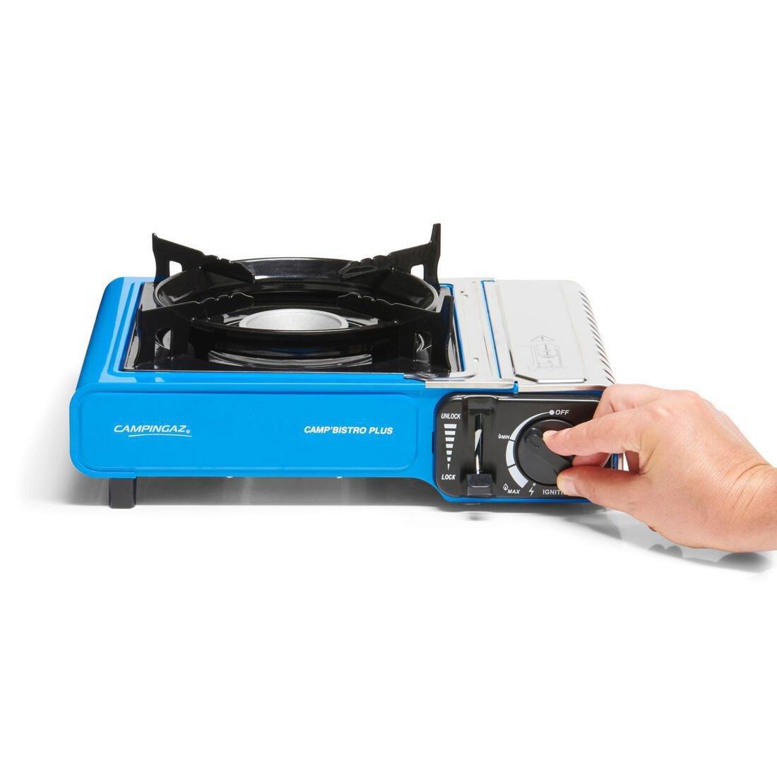 Camp 1-Burner Gas Stove Bistro Plus, Blue, No Color, large image number 3