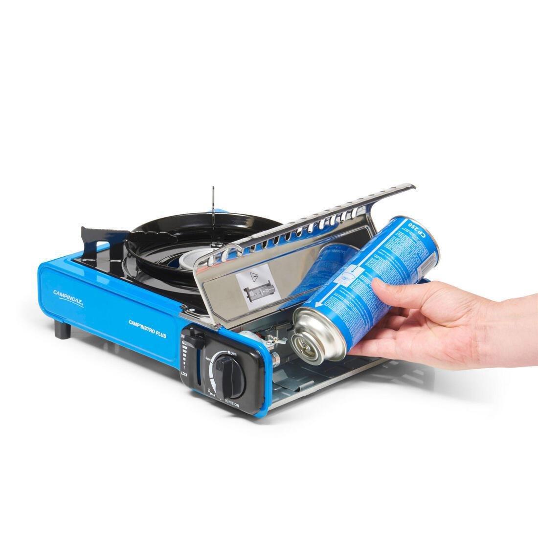 Camp 1-Burner Gas Stove Bistro Plus, Blue, No Color, large image number 4