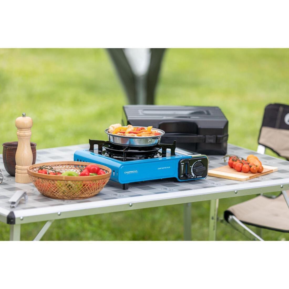 Camp 1-Burner Gas Stove Bistro Plus, Blue, No Color, large image number 7