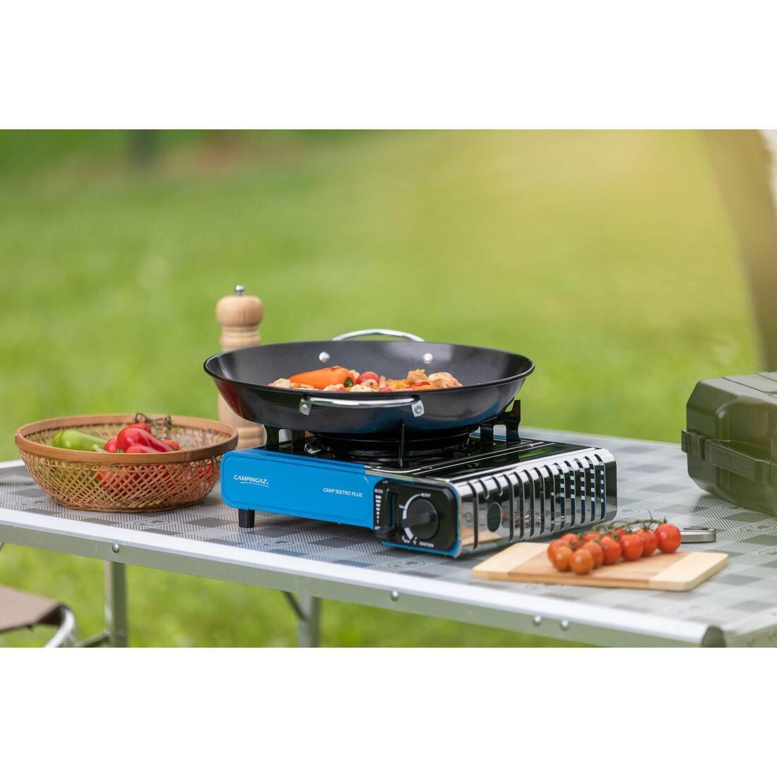 Camp 1-Burner Gas Stove Bistro Plus, Blue, No Color, large image number 8