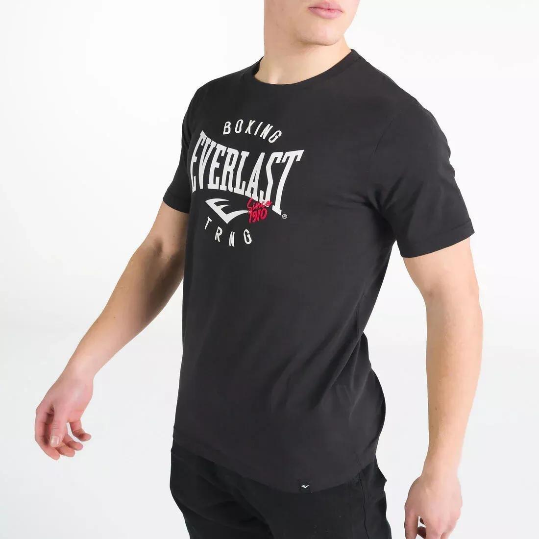 Men Boxing T-Shirt Lodel, Black, , large image number 0