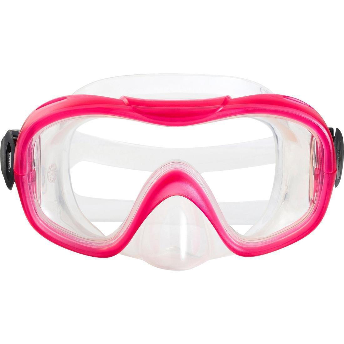 SUBEA - Kids Snorkelling Mask Snorkel Fins Set Snk 500, Green