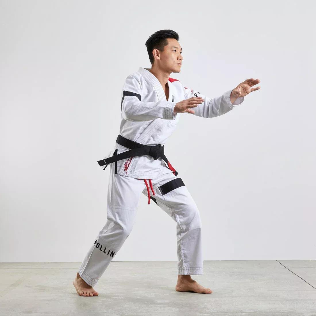 Brazilian Jiu-Jitsu Uniform - 500, White, No Color, large image number 2