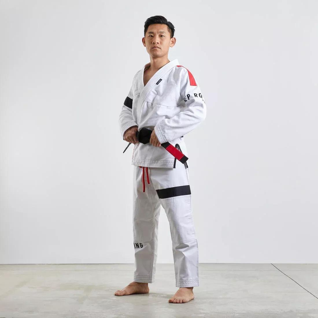 Brazilian Jiu-Jitsu Uniform - 500, White, No Color, large image number 4