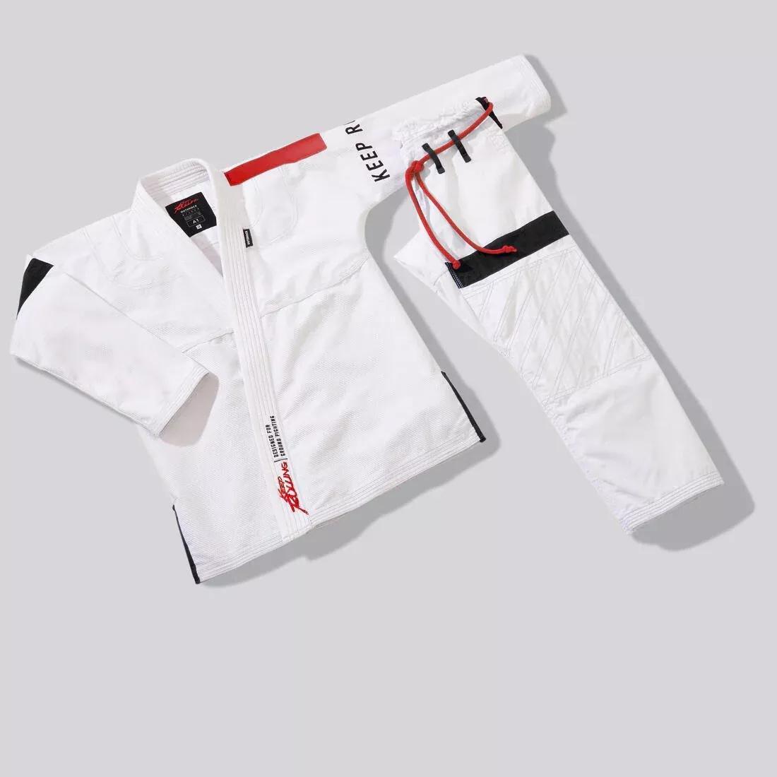 Brazilian Jiu-Jitsu Uniform - 500, White, No Color, large image number 7