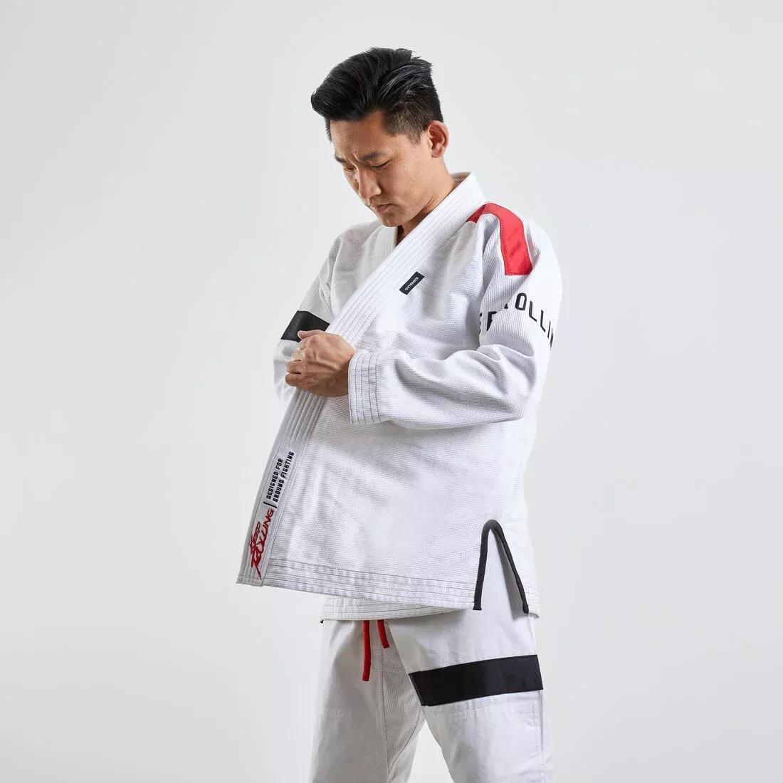 Brazilian Jiu-Jitsu Uniform - 500, White, No Color, large image number 8