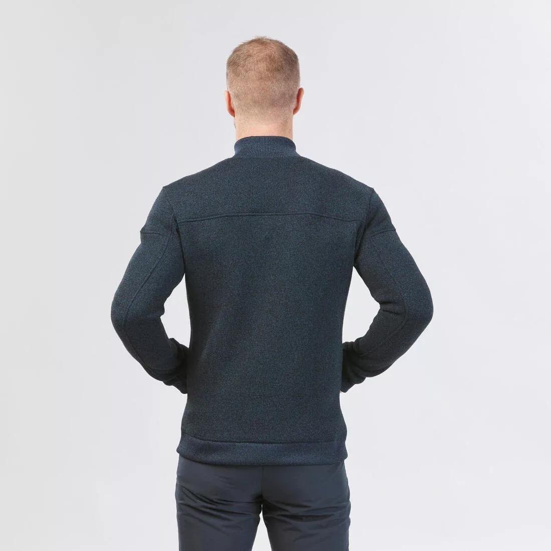 Men Warm Hiking Fleece - NH100, Navy, No Color, large image number 3