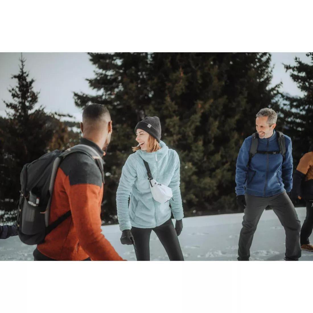 Men Warm Hiking Fleece - NH100, Navy, No Color, large image number 7