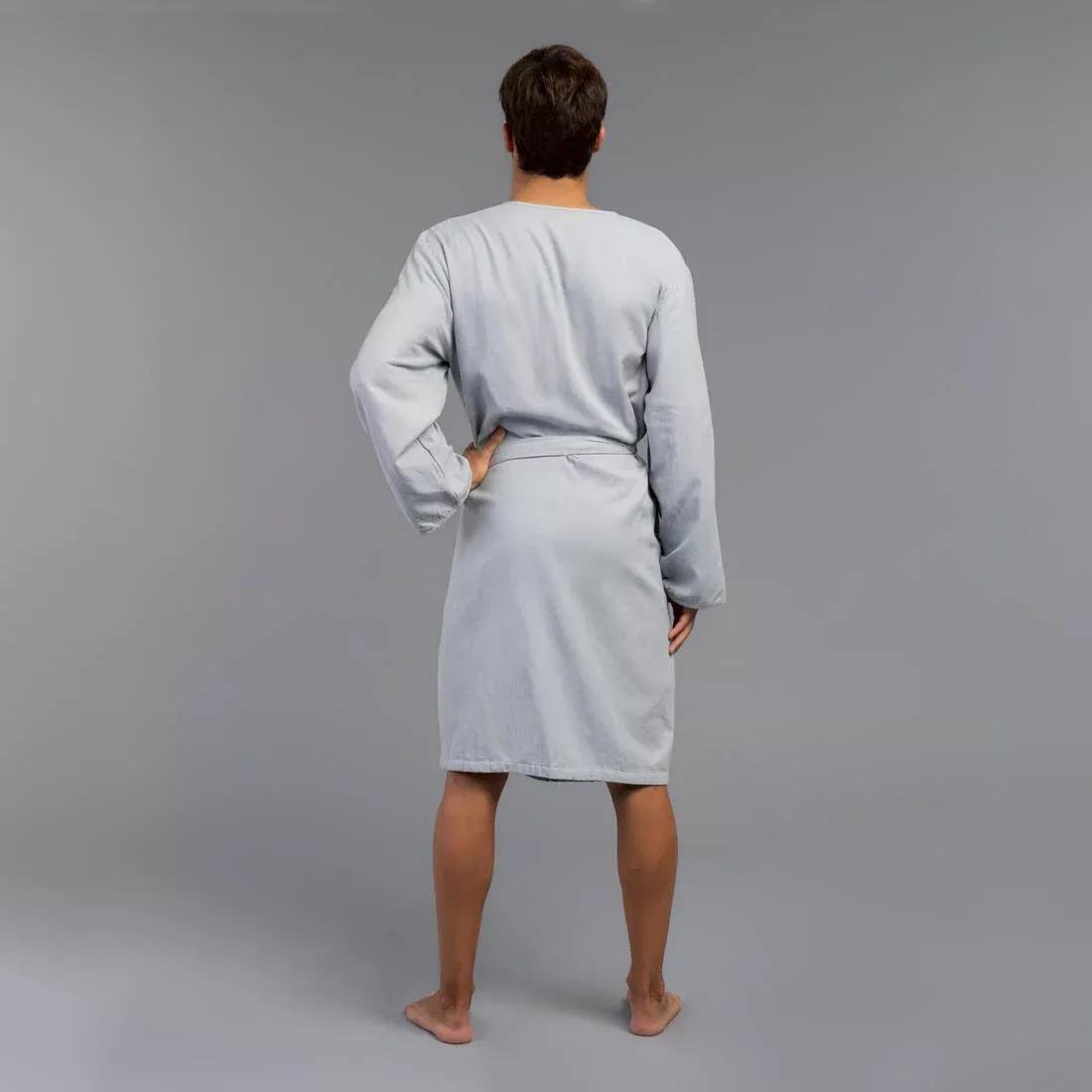 Unisex Cotton Pool Bathrobe, Turquoise, , large image number 9