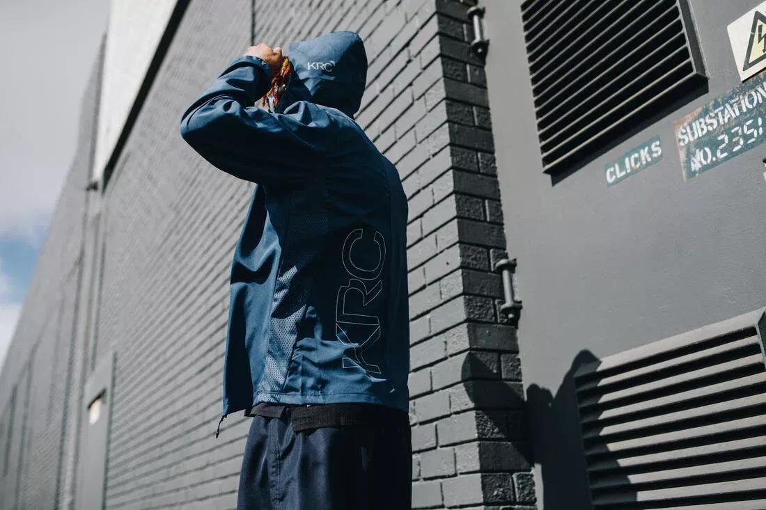 Men Run Wind Men Running Windproof Jacket, Deep Blue, , large image number 3