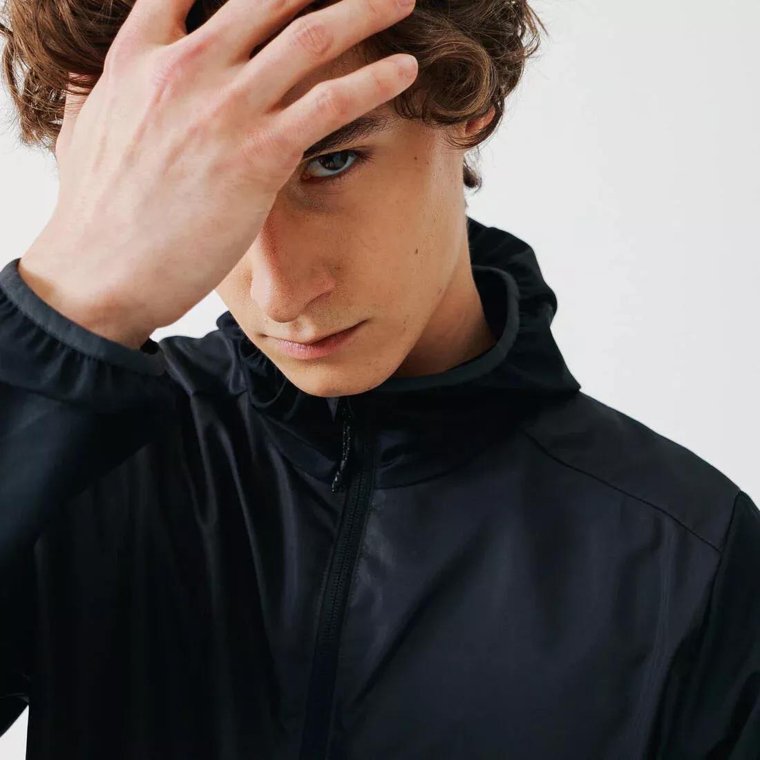 Men Run Wind Men Running Windproof Jacket, Deep Blue, , large image number 7