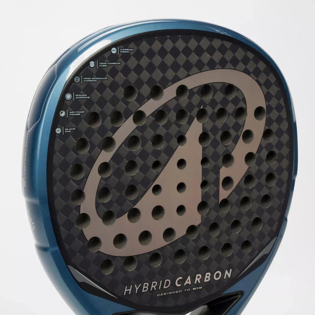 Padel Racket PR Hybrid, Black, No Color, large image number 6