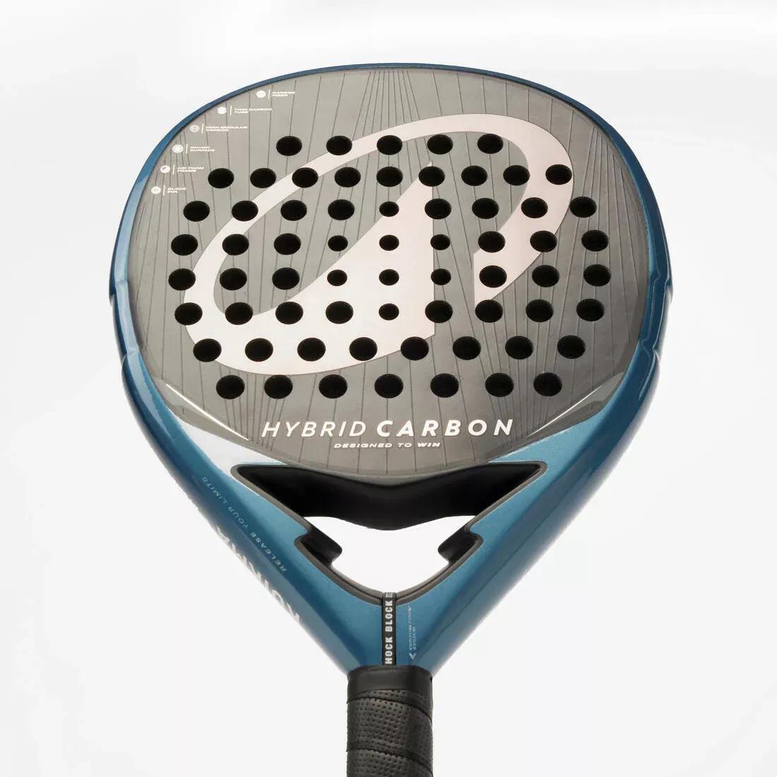 Padel Racket PR Hybrid, Black, No Color, large image number 8