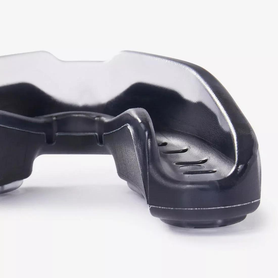 Adults Dual-Material Boxing And Martial Arts Mouthguard, Black, No Color, large image number 3