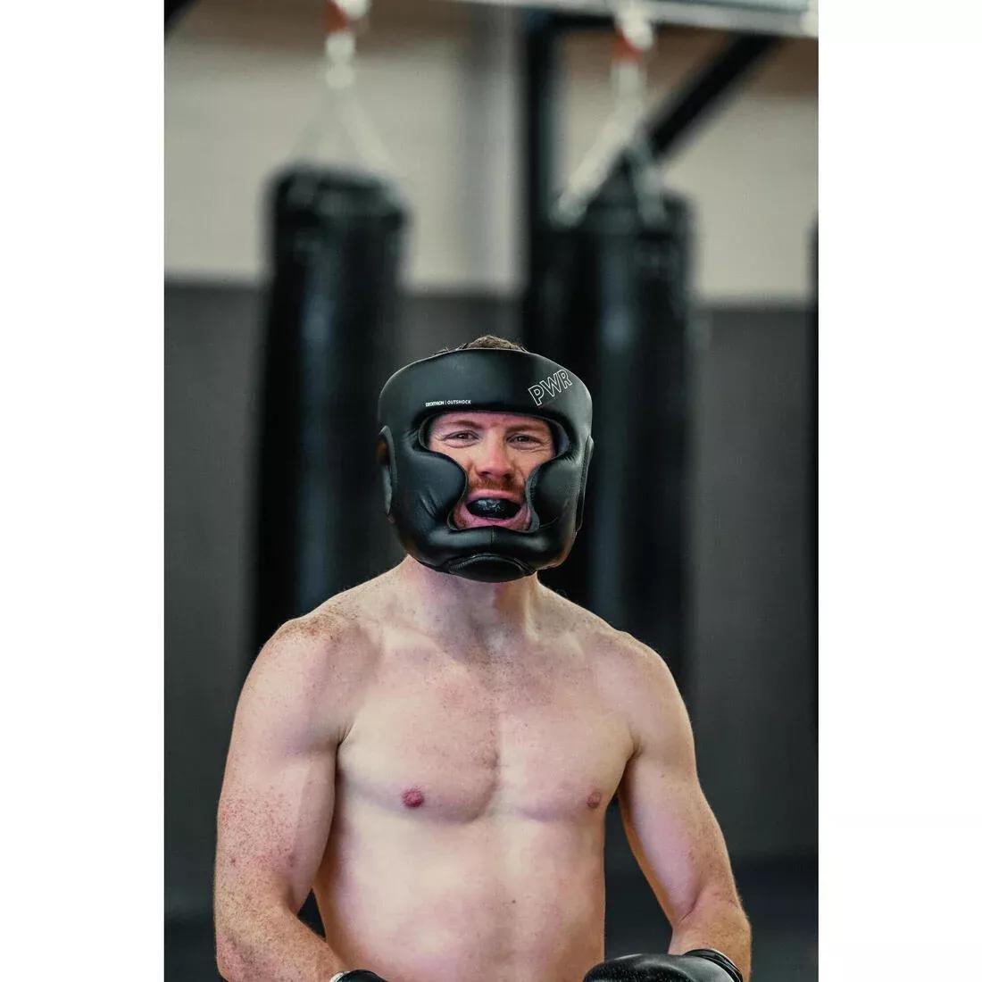 Adults Dual-Material Boxing And Martial Arts Mouthguard, Black, No Color, large image number 8