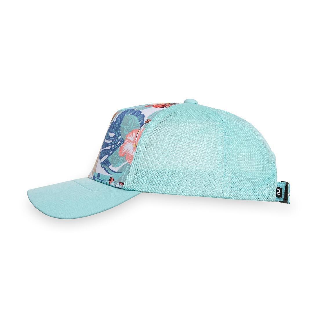 Kids Unisex Surfing Trucker Cap, Turquoise, No Color, large image number 12