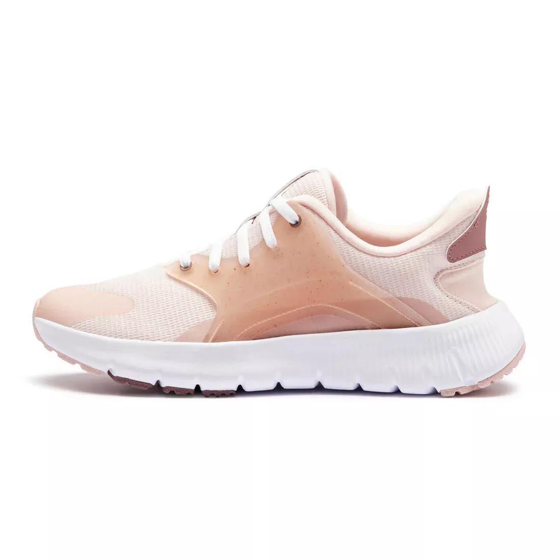 Women's standard walking trainers SW500.1 - Pink, quartz pink, , large image number 2