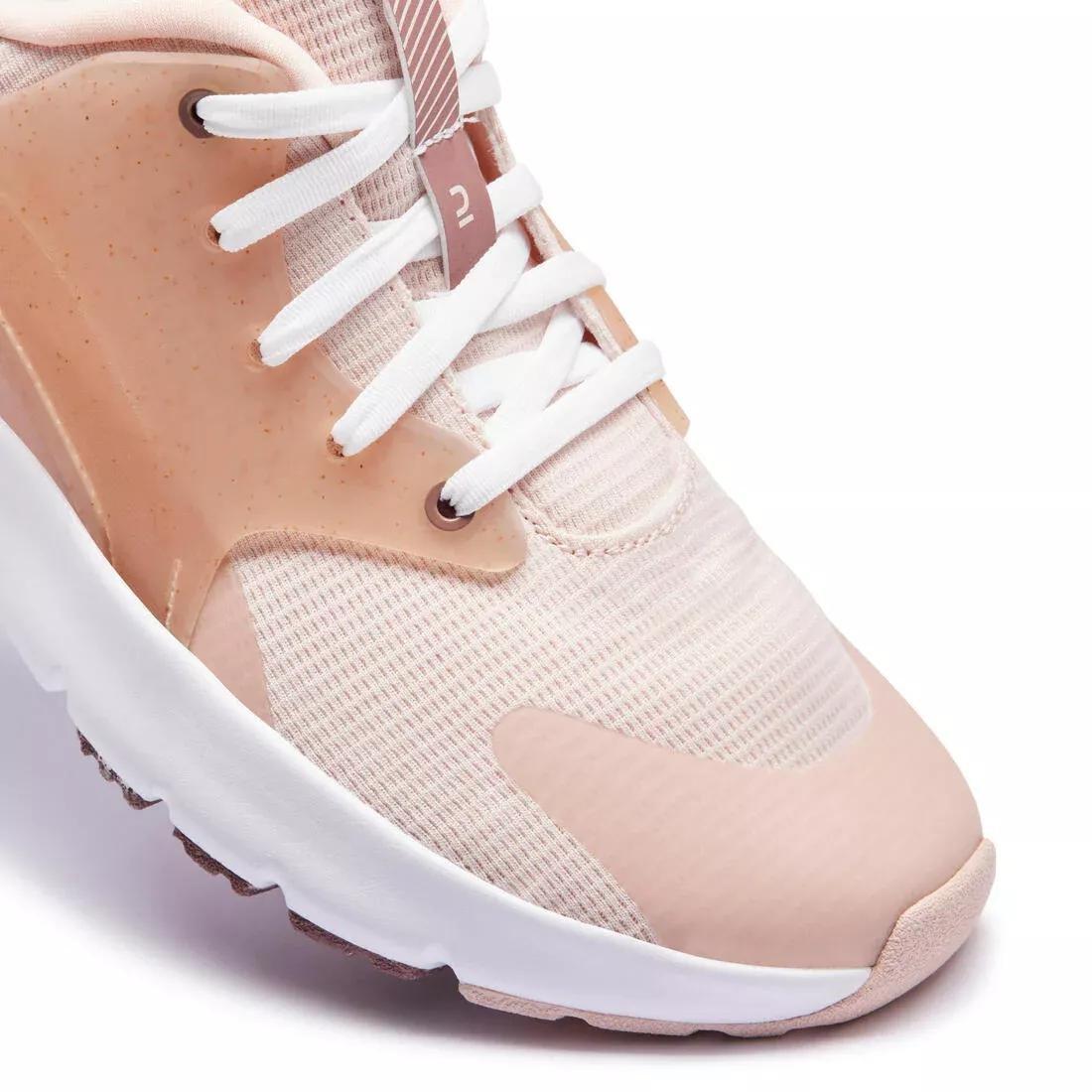 Women's standard walking trainers SW500.1 - Pink, quartz pink, , large image number 3