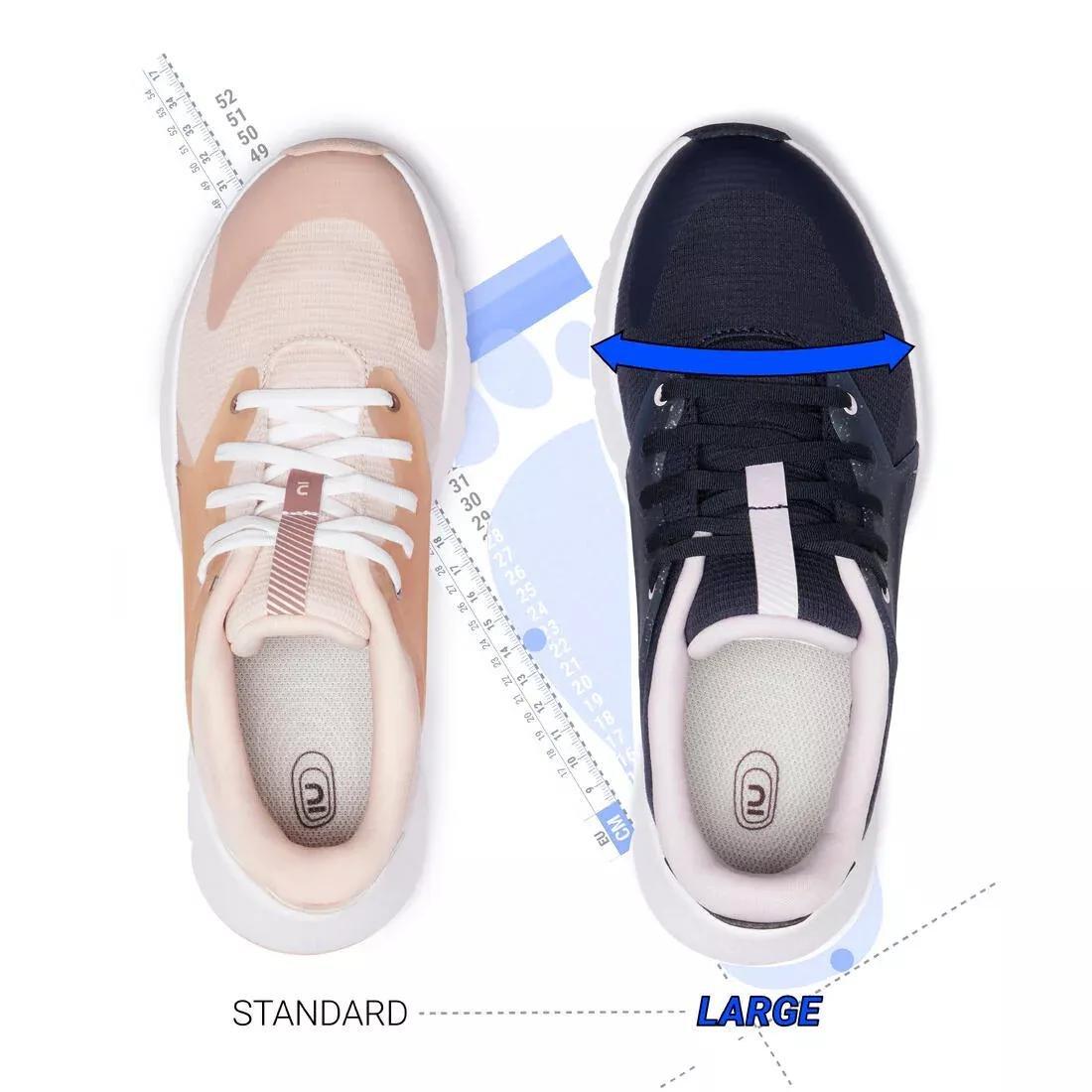 Women's standard walking trainers SW500.1 - Pink, quartz pink, , large image number 7