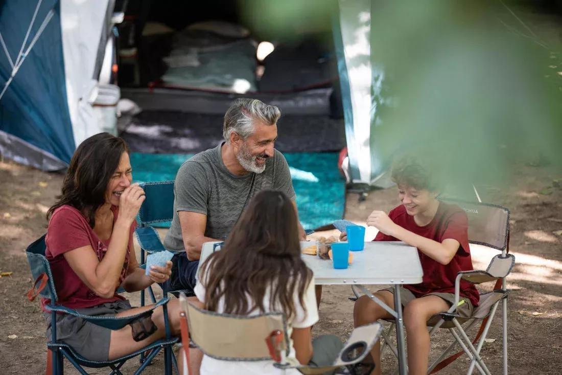 BLUE GREY Folding Table For Camping - Collapsible Table, No Color, medium