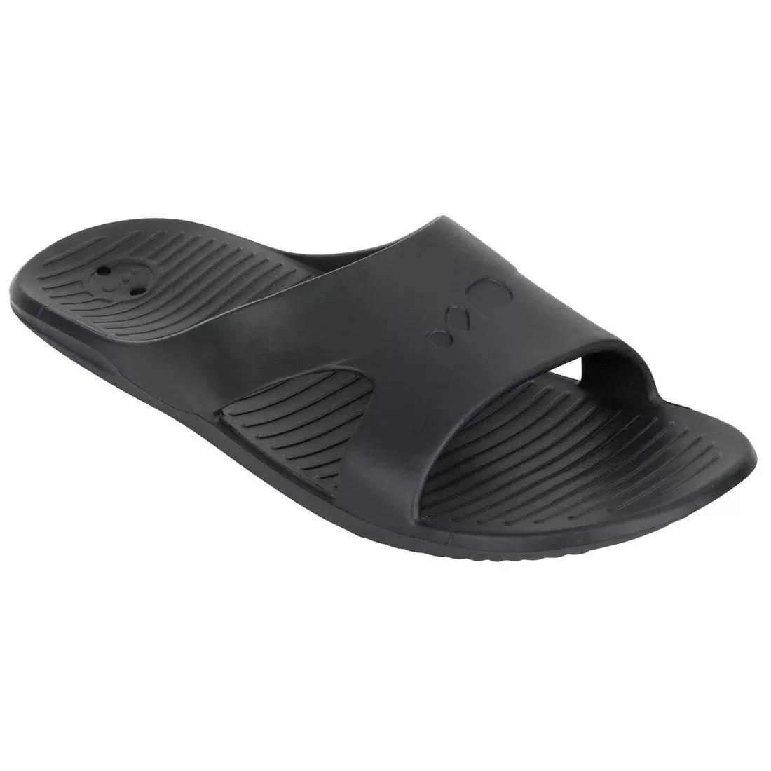 Men Pool Sandals - Basic Slap 100, Black, , large image number 0