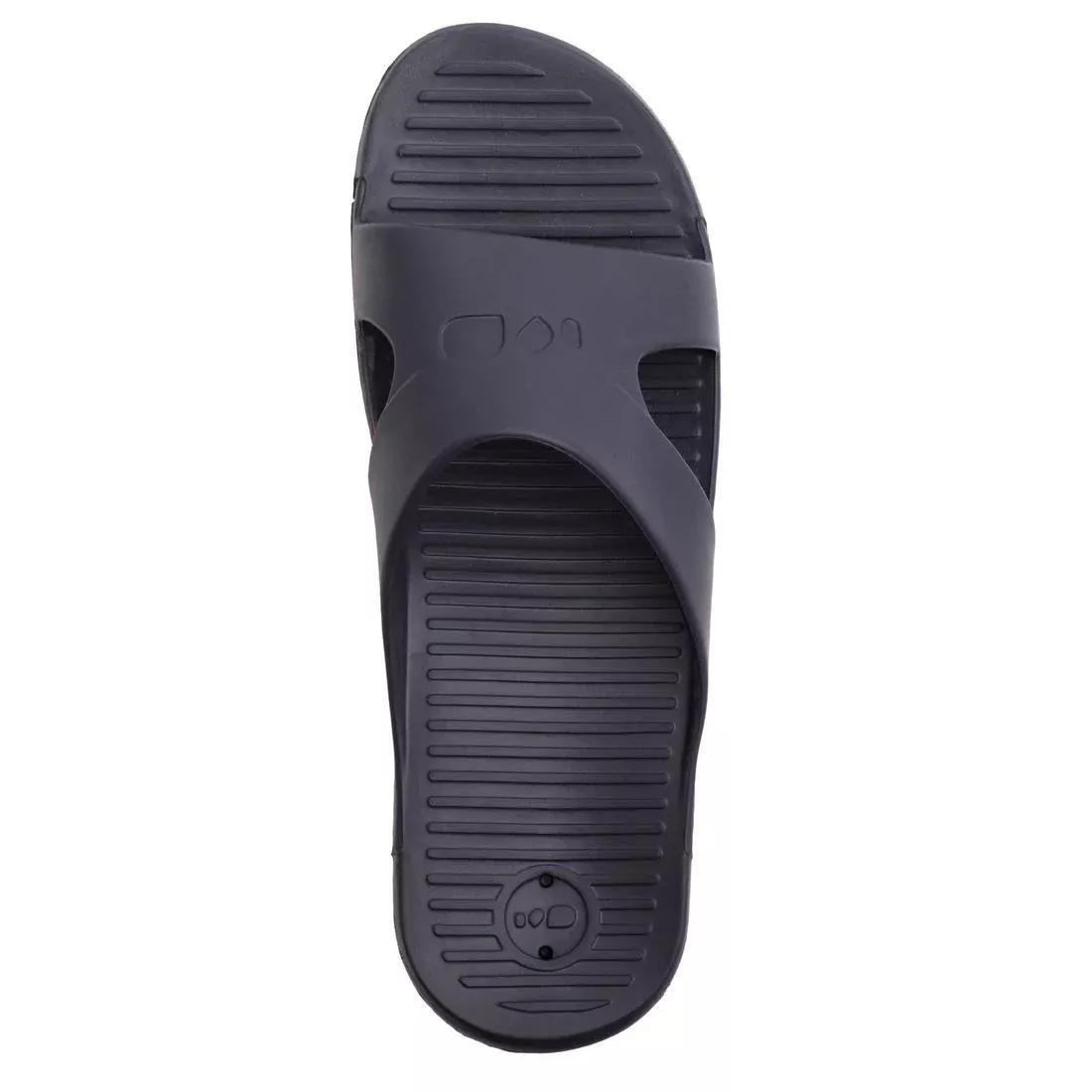 Men Pool Sandals - Basic Slap 100, Black, No Color, large image number 4