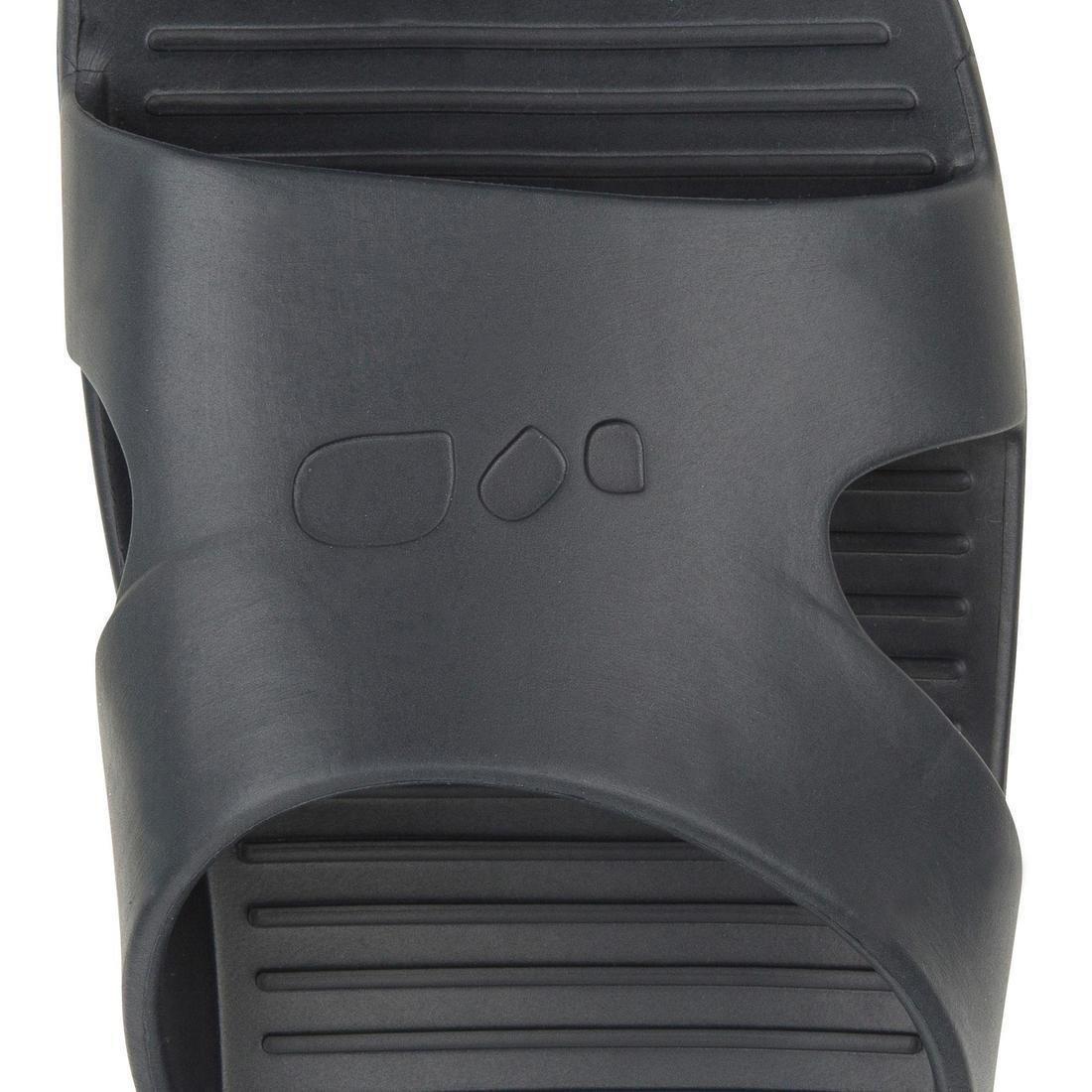 Men Pool Sandals - Basic Slap 100, Black, No Color, large image number 7