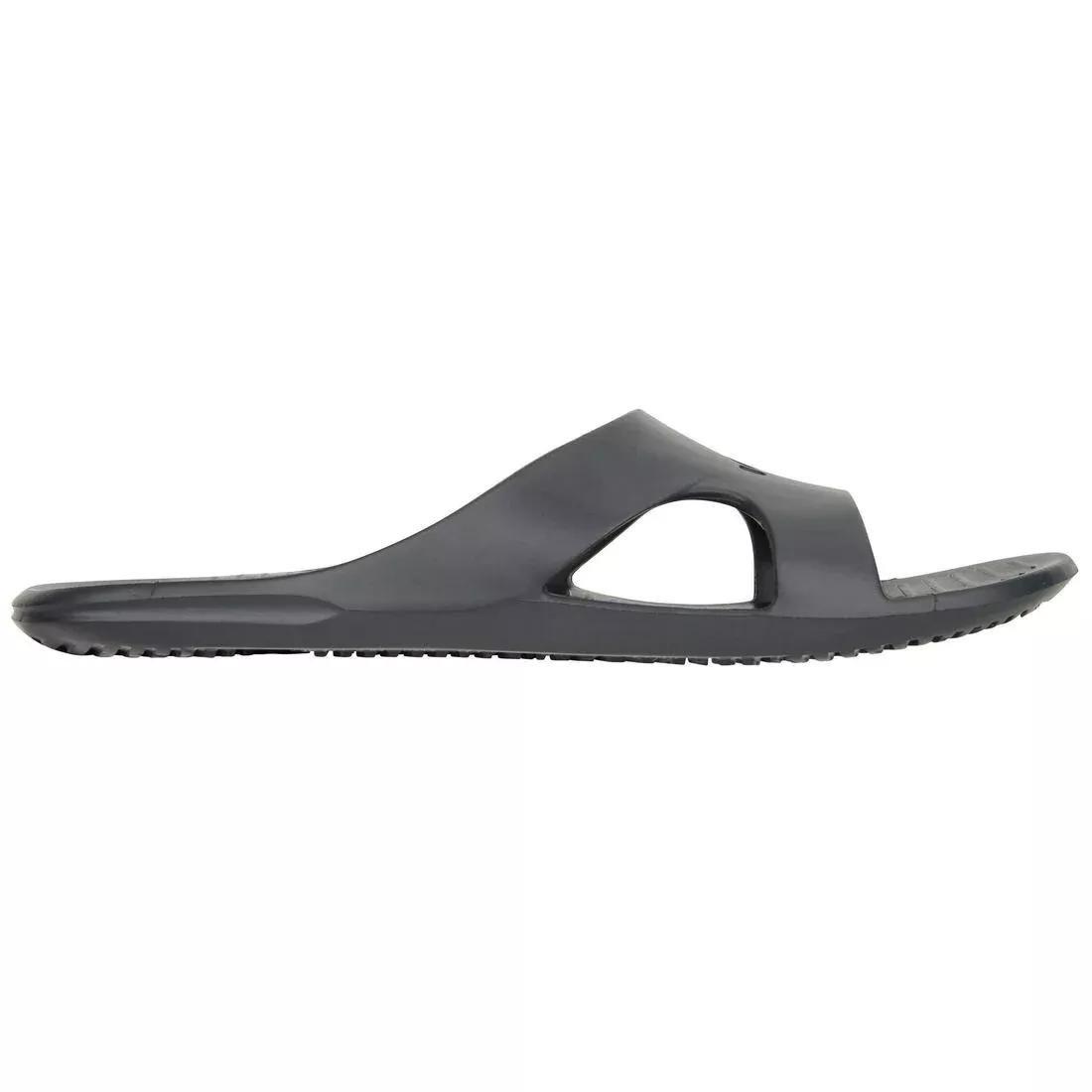 Men Pool Sandals - Basic Slap 100, Black, No Color, large image number 9