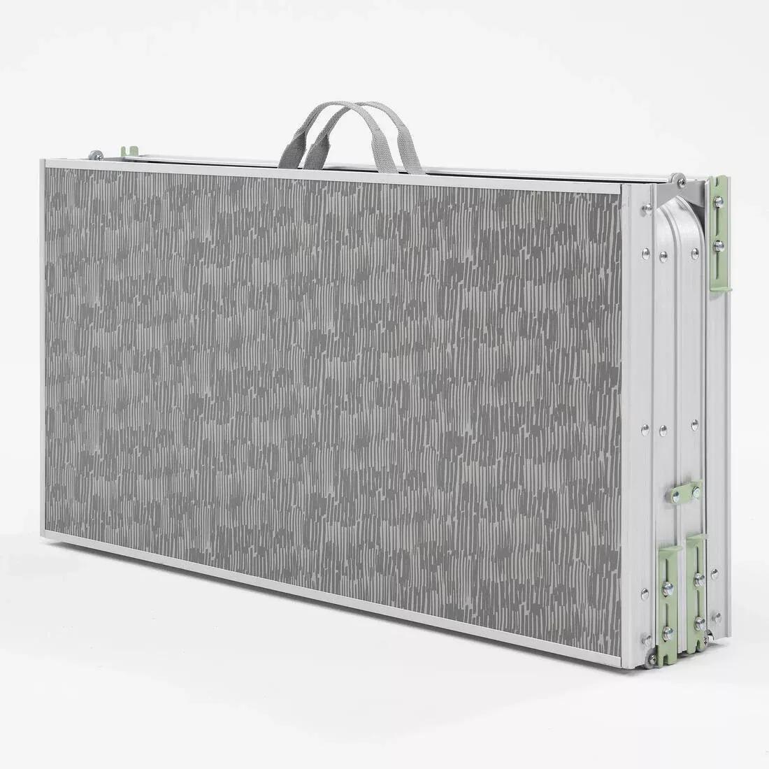 Large Folding Camping Table &ndash; 6 To 8 People, Silver, No Color, large image number 3