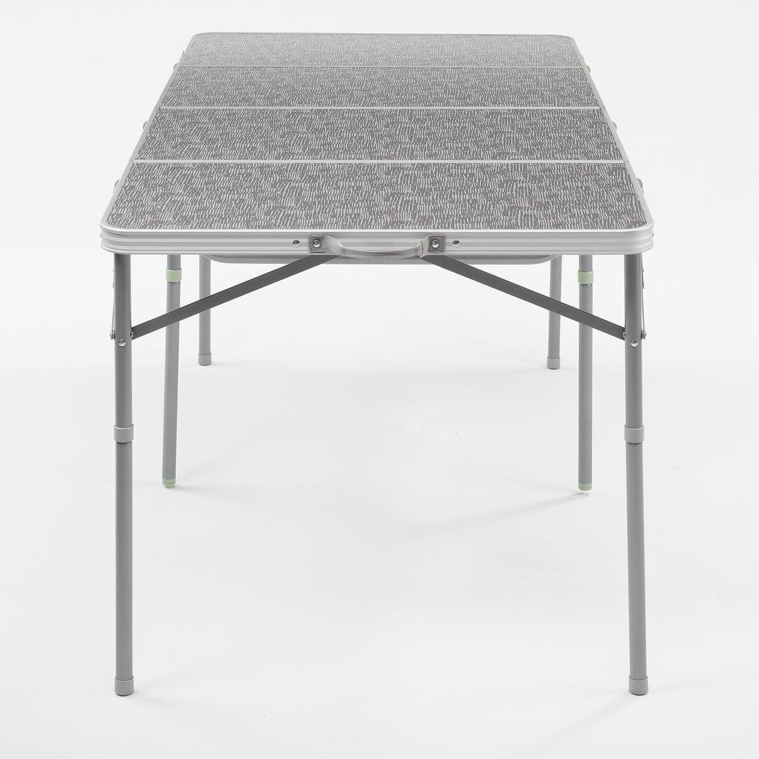 Large Folding Camping Table &ndash; 6 To 8 People, Silver, No Color, large image number 7