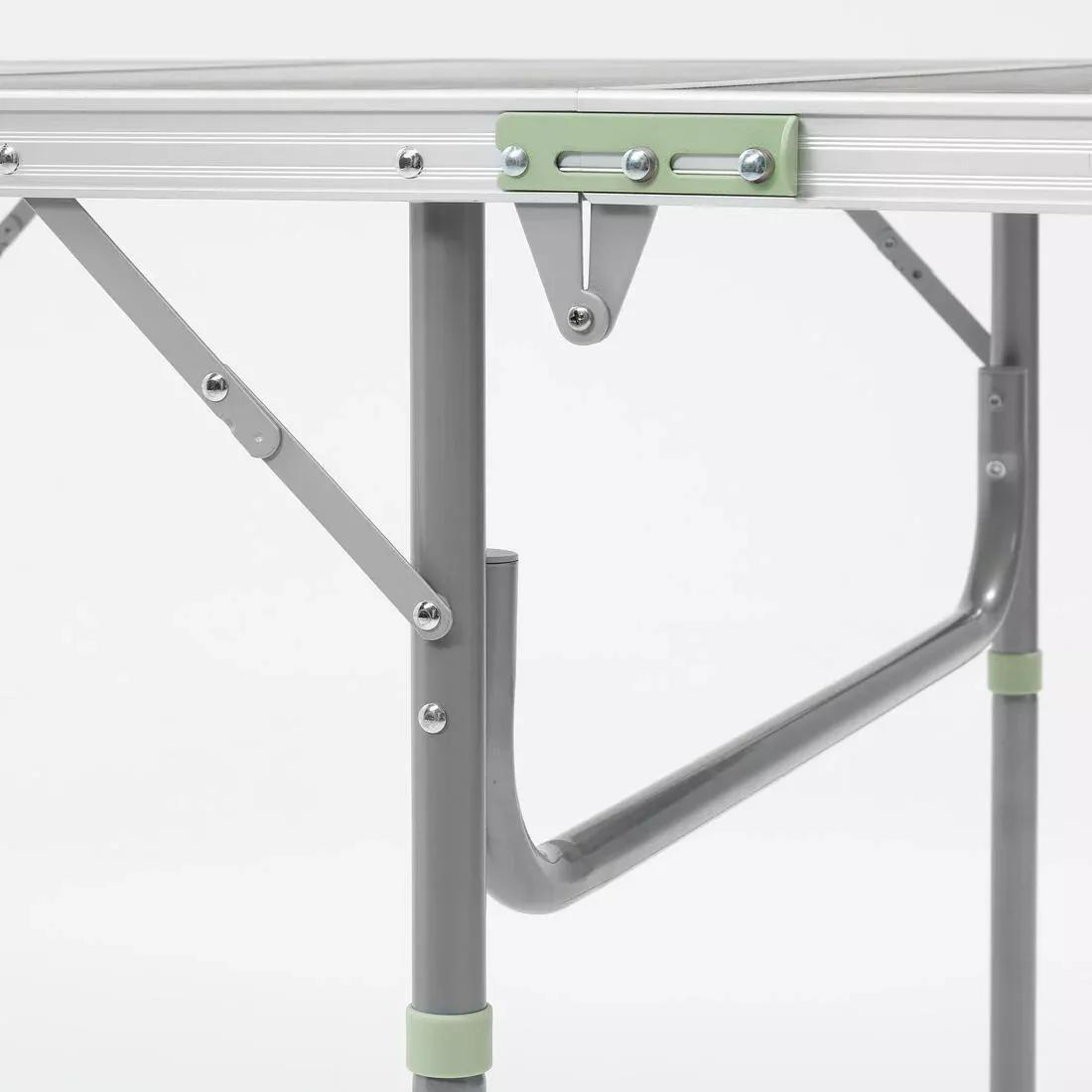 Large Folding Camping Table &ndash; 6 To 8 People, Silver, No Color, large image number 8