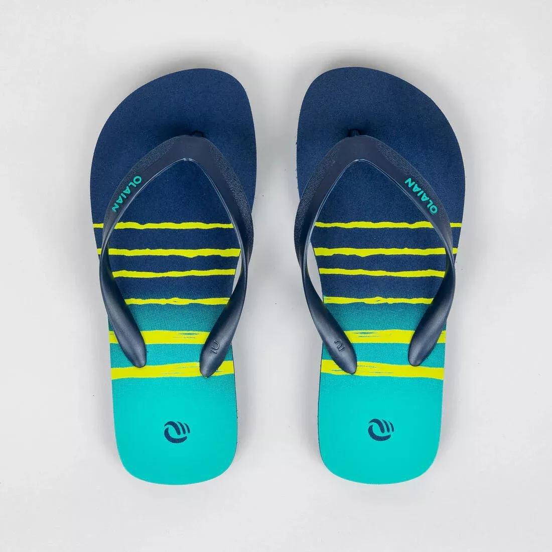 Boys' Flip-Flops - 120 - Words, galaxy blue, , large image number 9