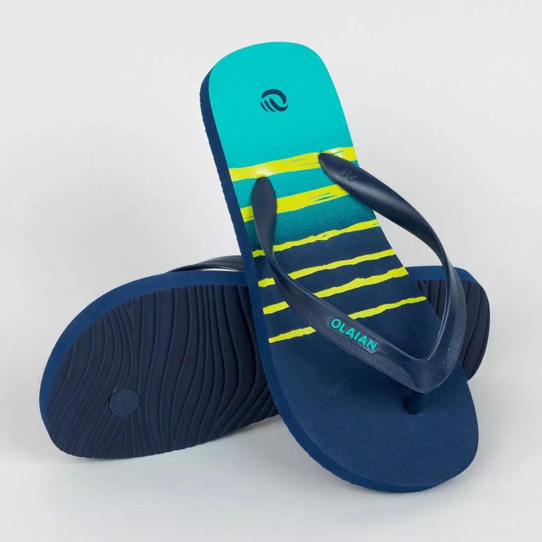 Boys' Flip-Flops - 120 - Words, galaxy blue, , large image number 11
