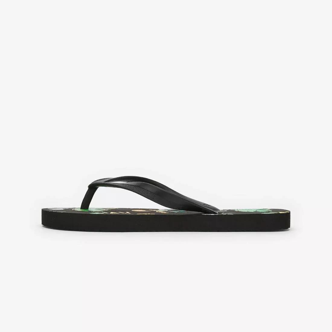 Boys' Flip-Flops - 120 - Words, Black, No Color, large image number 2