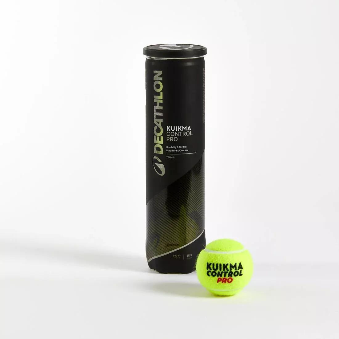 Tennis Ball Control Pro 4-Pack, Yellow, No Color, medium