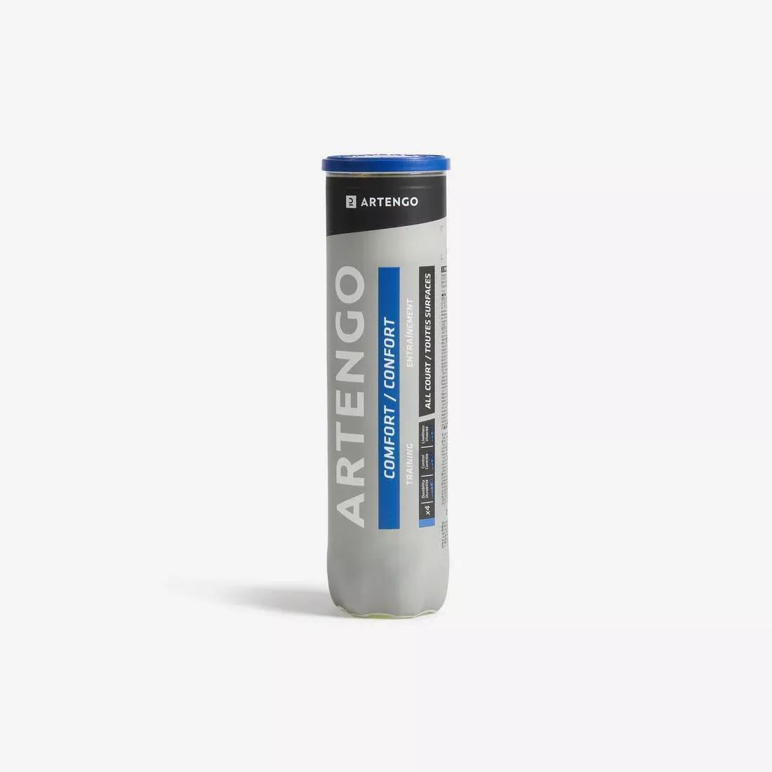 Versatile Tennis Ball - Comfort 4-Pack, Yellow, No Color, medium