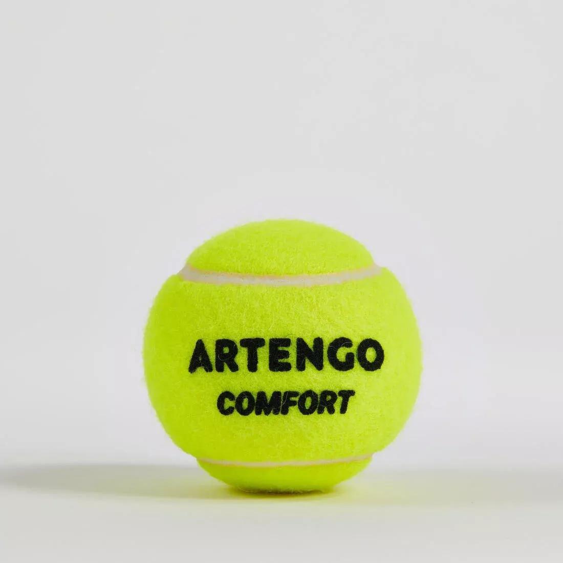 Versatile Tennis Ball - Comfort 4-Pack, Yellow, No Color, large image number 3