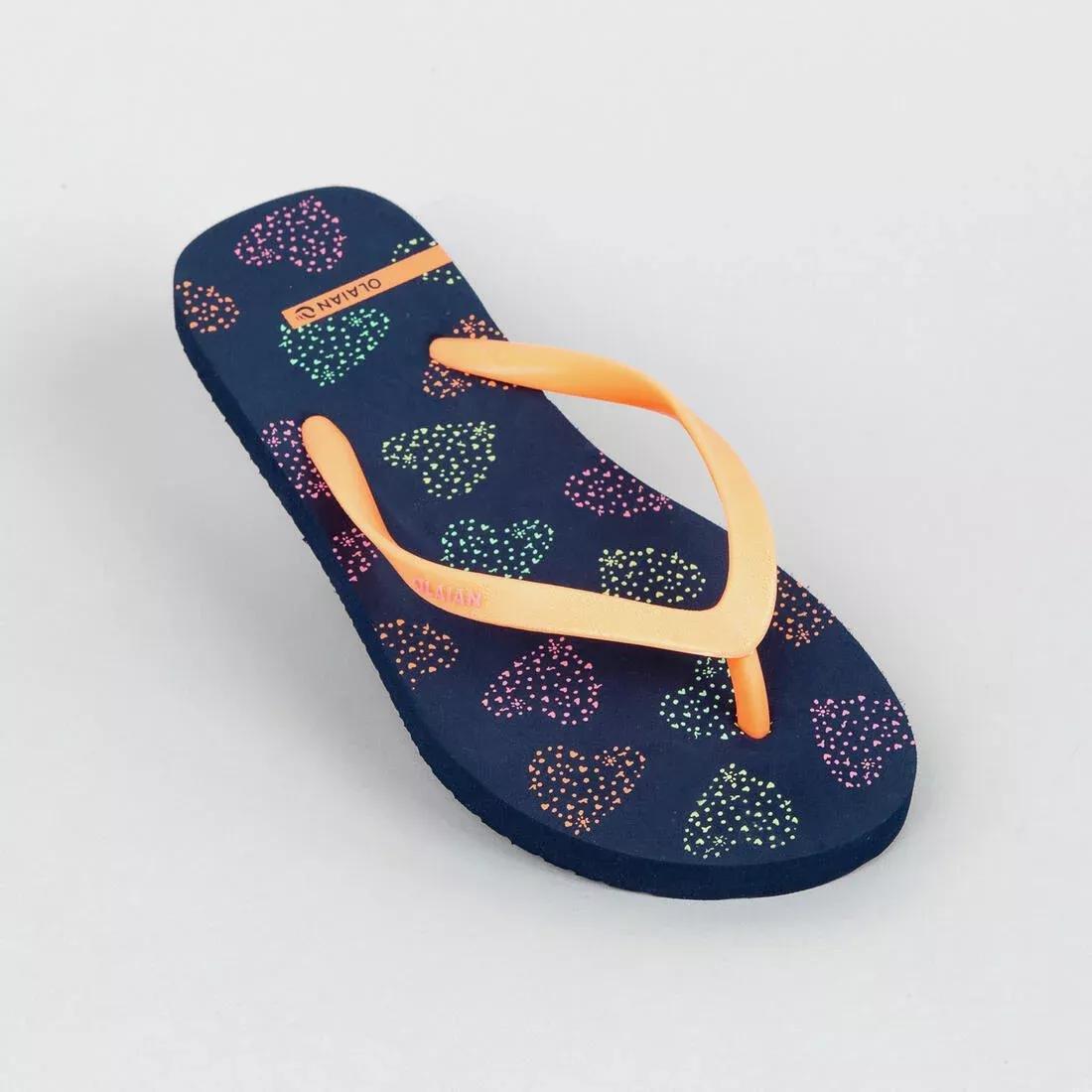 NAVY BLUE Girls' Flip-Flops - 120 Miu, No Color, large image number 3