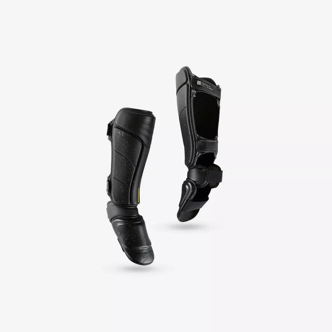 Adult Muay-Thai/Kickboxing/MMA Shin-Foot Guard, No Color, medium