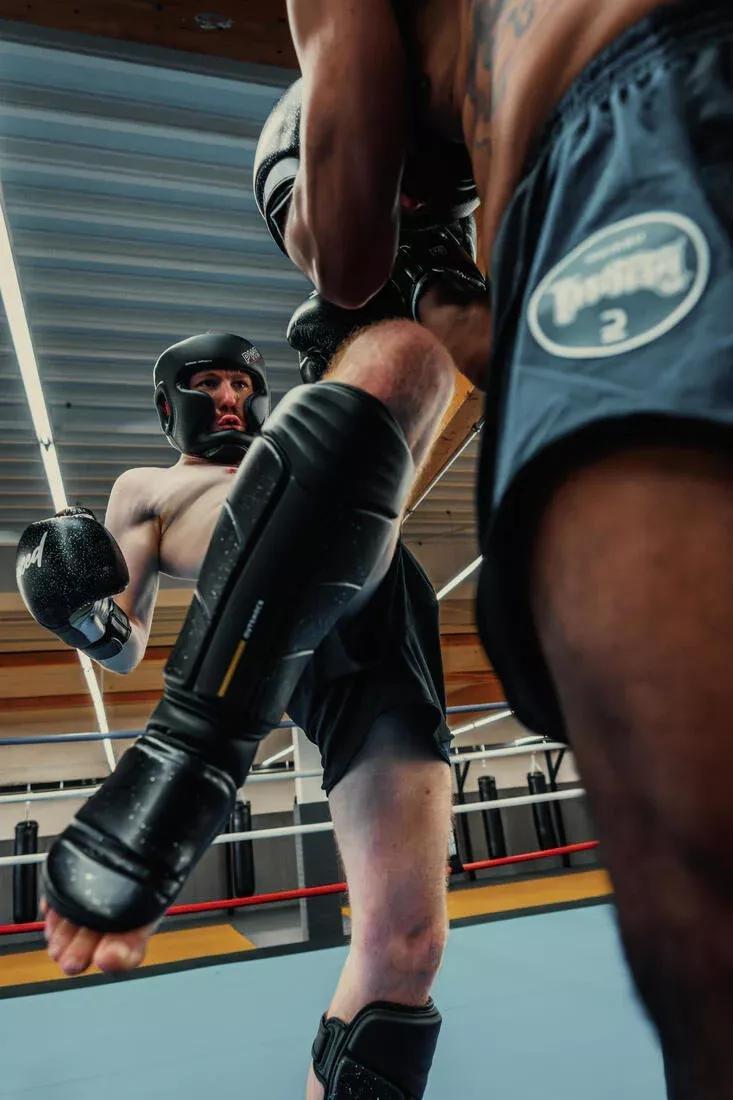 Adult Muay-Thai/Kickboxing/MMA Shin-Foot Guard, No Color, large image number 9