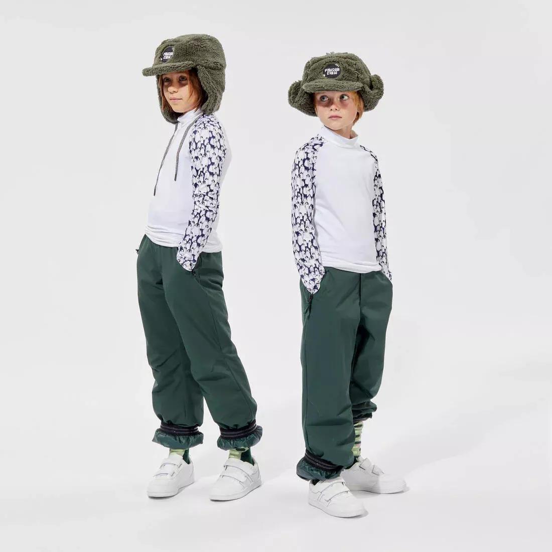 KID'S PLUSH HAT HAT - KHAKI, ash khaki green, 5401_000, large image number 1