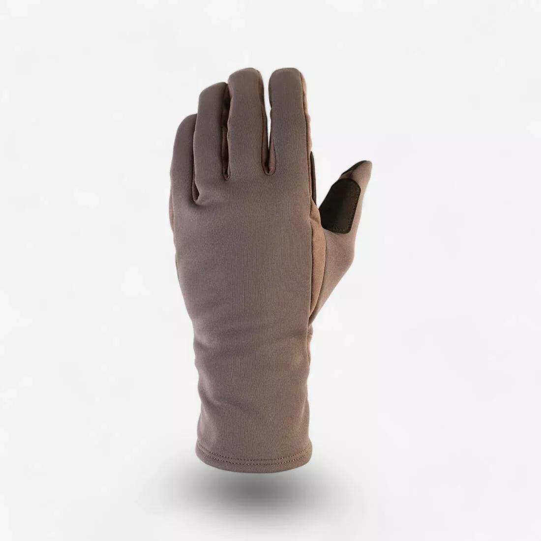 Warm Gloves - 500, Brown, 5401_000, medium