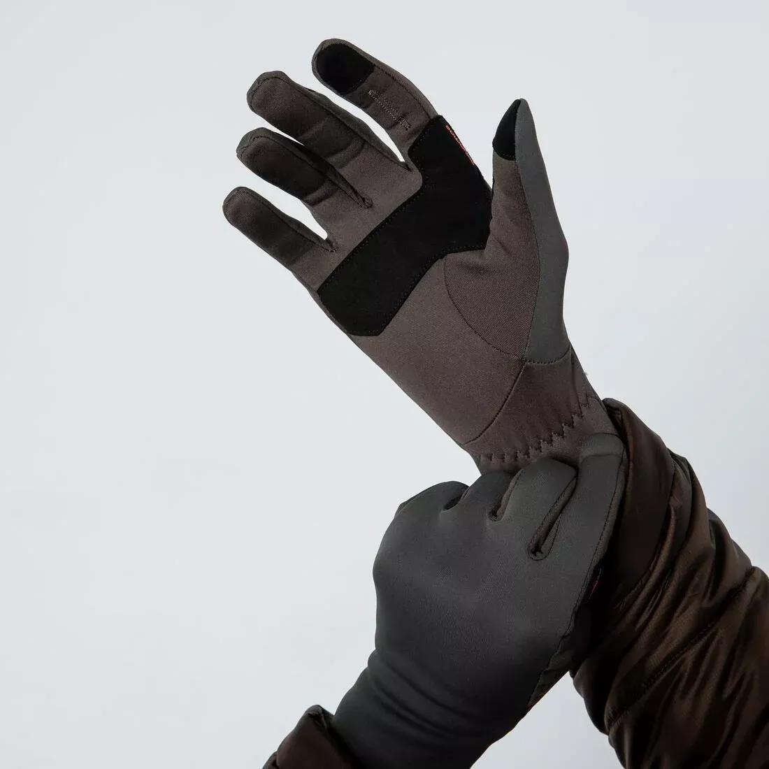 Warm Gloves - 500, Brown, 5401_000, large image number 4