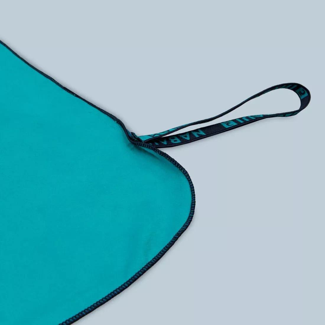 Microfibre Towel / Ultra Compact Double-Sided Size Xl 110 X 175 Cm, Green, No Color, large image number 2