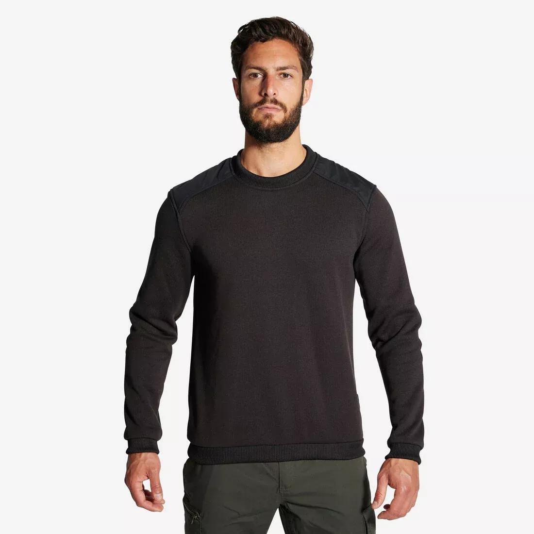 Men Sweatshirts Pullover, Black, 5401_000, large image number 4