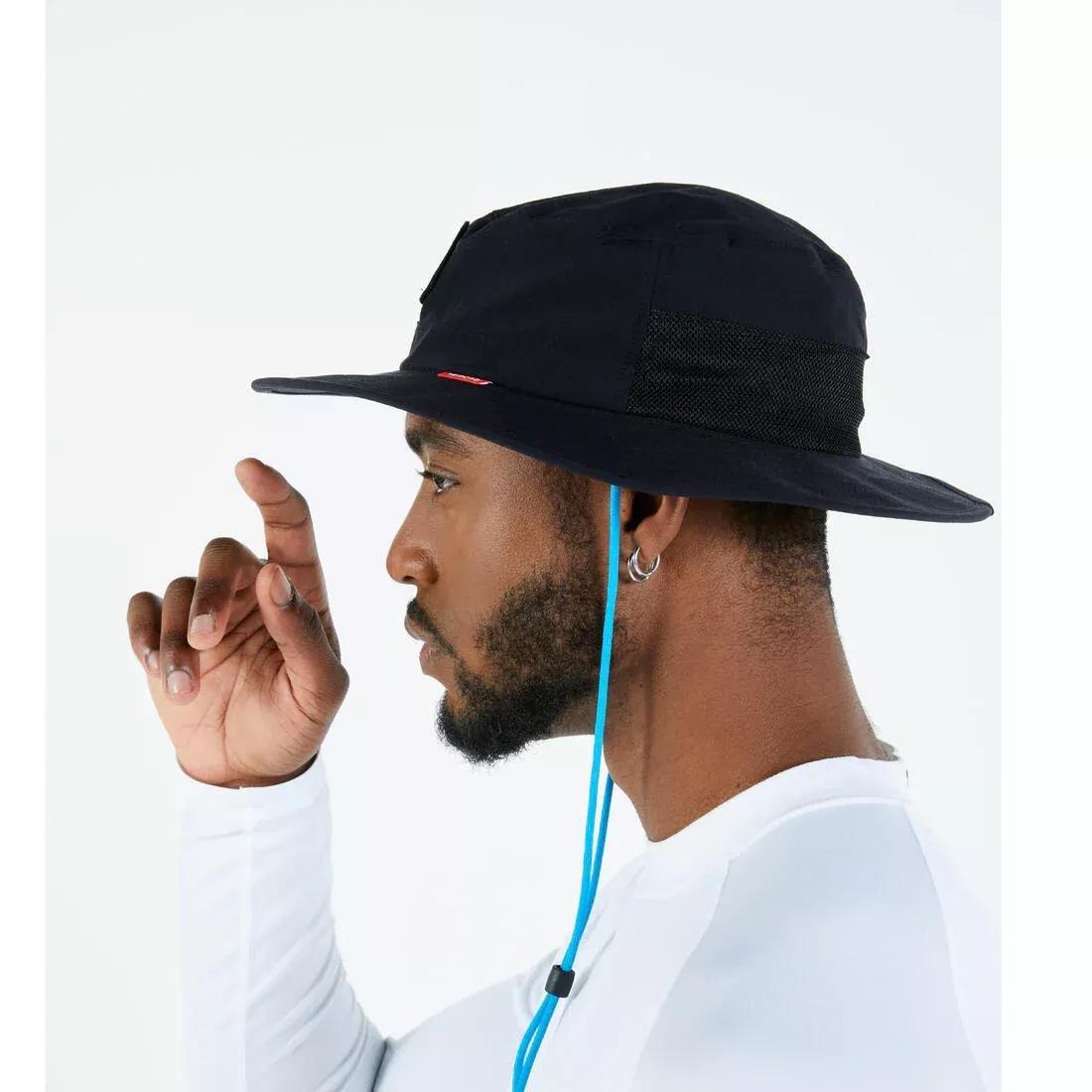 BLACK Adults' Sailing Boat Hat 500, , large image number 3