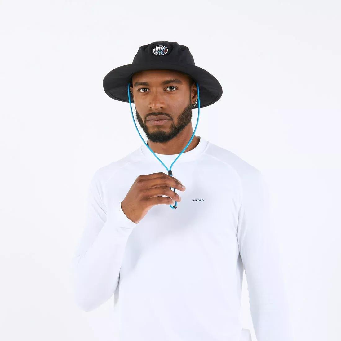 BLACK Adults' Sailing Boat Hat 500, , large image number 7